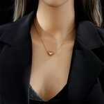 Retiazka SRDIEČKO s farebnými zirkónmi