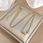 Retiazka s troma srdiečkami z chirurgickej ocele