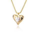 Retiazka z chirurgickej ocele so SRDIEČKOM a zirkónom