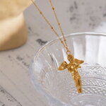 Retiazka a prívesok okrídlený anjel