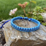 Set šnúrkových tyrkysových náramkov Set šnúrkových tyrkysových náramkov