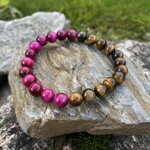 Dvojfarebný náramok z Tigrieho oka